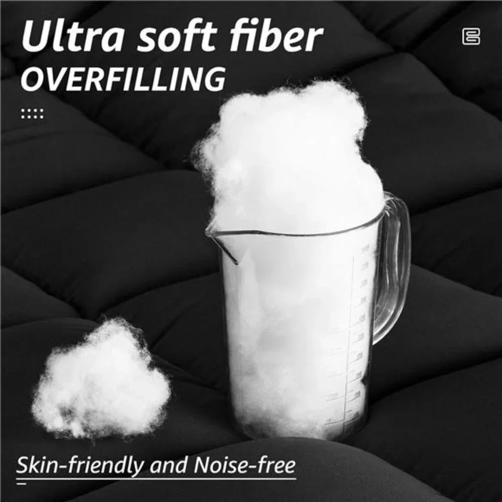 All Season Queen Size Bed Comforter - Cooling Down Alternative Quilted
